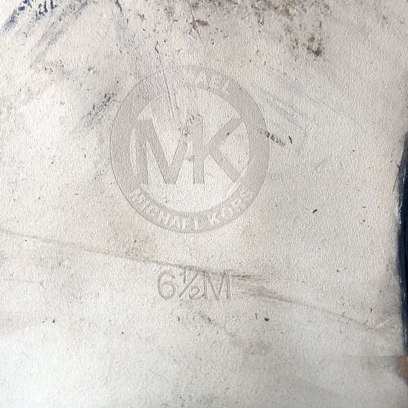 MICHAEL KORS Tall Fulton Black Brown Leather Harness Knee High Boots Women 6.5M - Picture 10 of 16